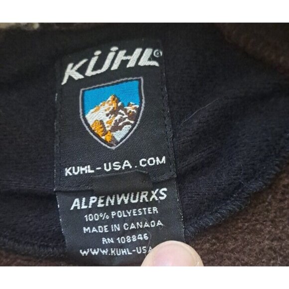 Mens Kuhl Alpenwurx Jacket Fleece Gorpcore Faux Suede Brown Rugged Large - Picture 6 of 10